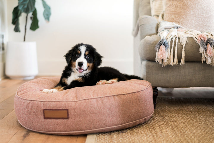 Round Bed in Pittie Pink
