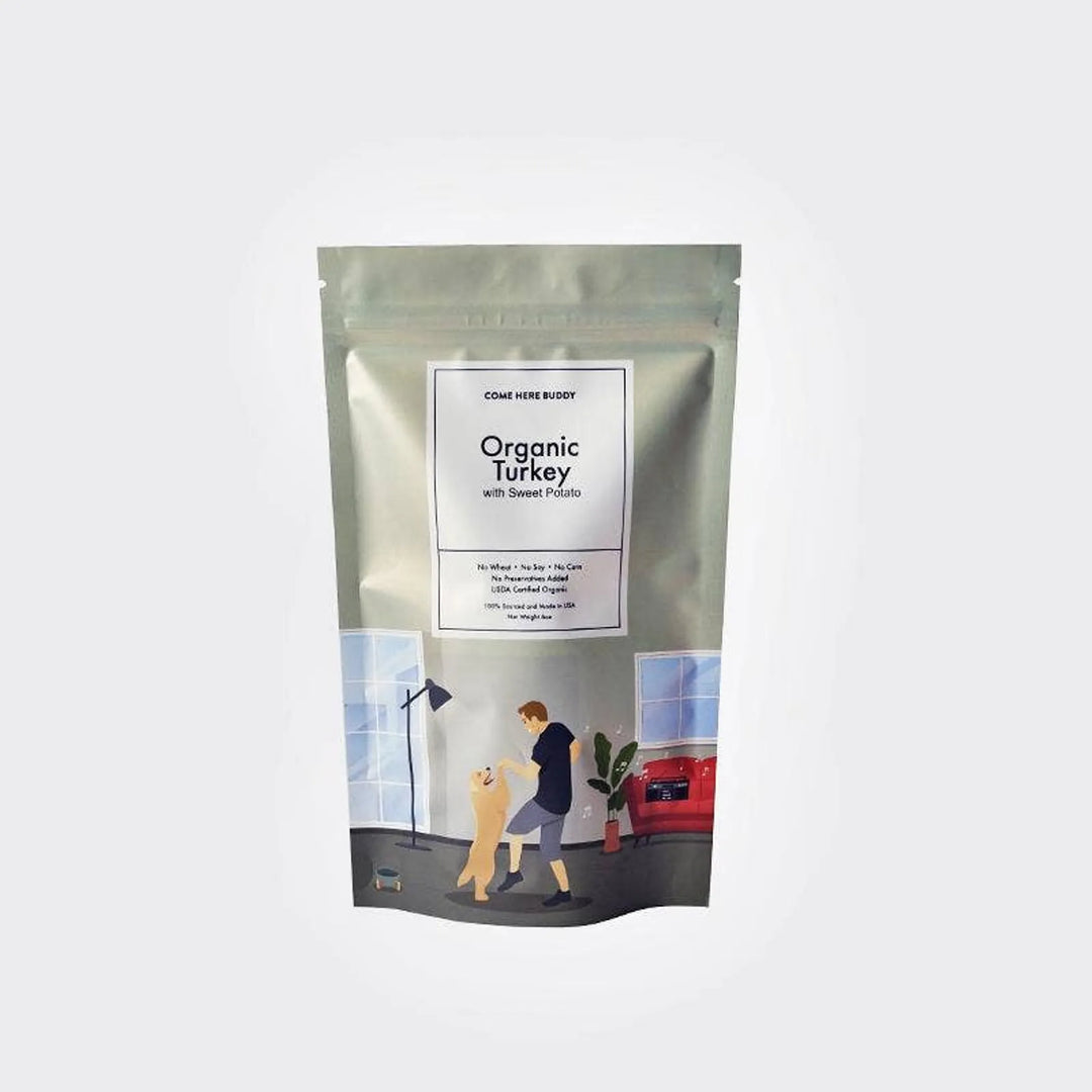 Come Here Buddy Organic Turkey & Sweet Potato Dog Treats