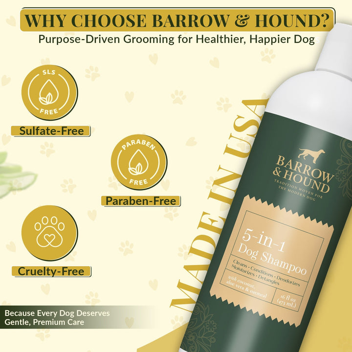 Barrow & Hound - 5-in-1 Dog Shampoo 16 fl oz