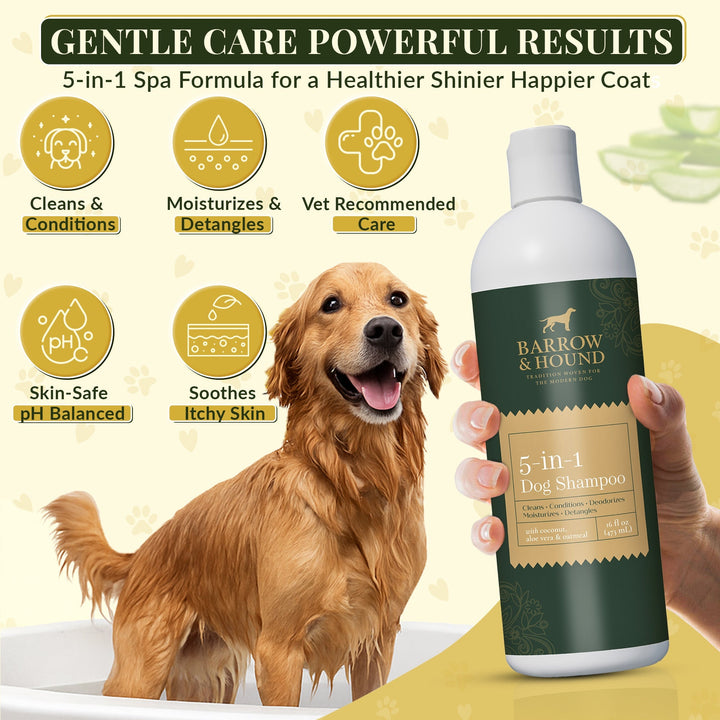 Barrow & Hound - 5-in-1 Dog Shampoo 16 fl oz