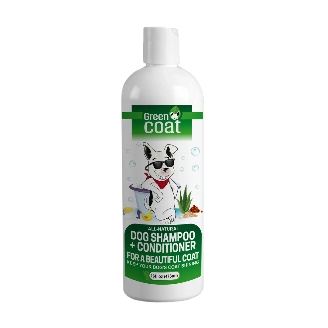 Green Coat All-Natural Dog Shampoo (5 Treatment Options Available) - Size: 16 OZ | Pack Of: 1