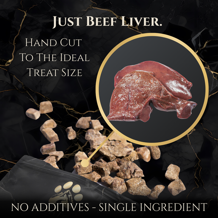 Freeze-Dried Beef Liver | Single Ingredient Dog Treats