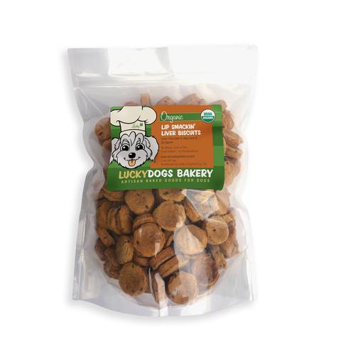Lucky's Organic Lip Smackin' Liver Biscuits