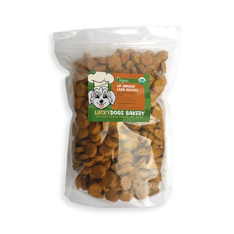 Lucky's Organic Lip Smackin' Liver Biscuits