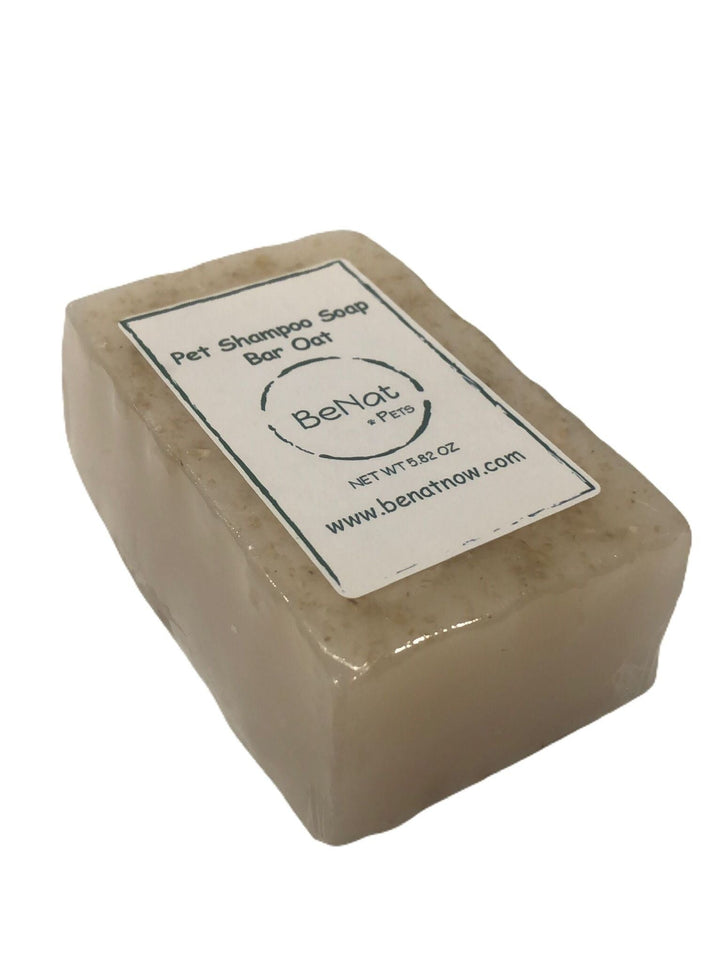 BeNat Pets Oat Shampoo Bar - 4.8oz All-Natural Pet Cleanser