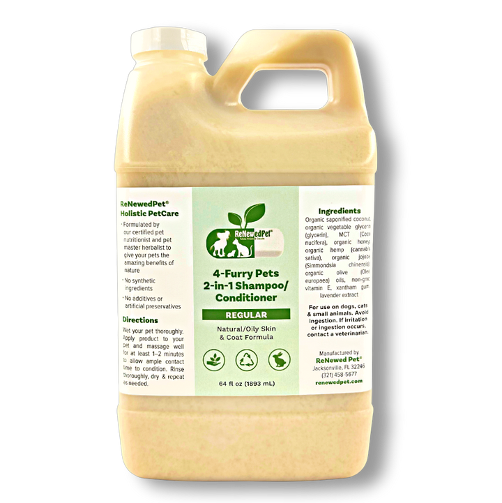 4-Furry Pets 2-In-1 Regular Shampoo & Conditioner