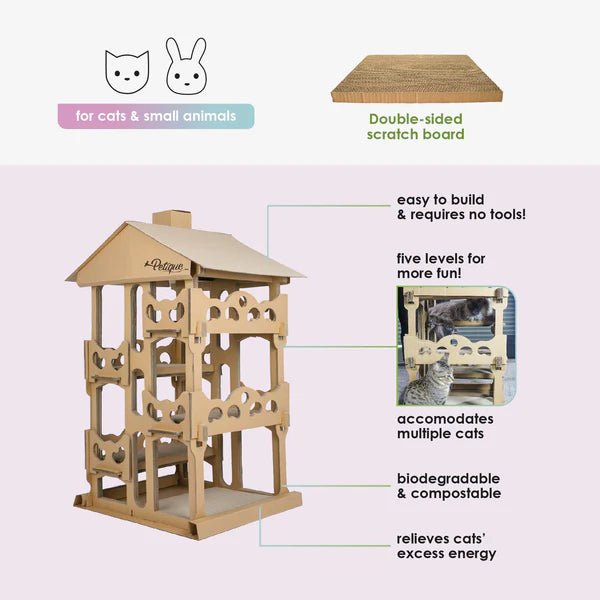 Feline Chateau Eco Multi-Level Cat House