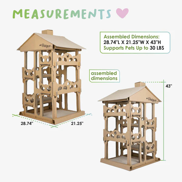 Feline Chateau Eco Multi-Level Cat House