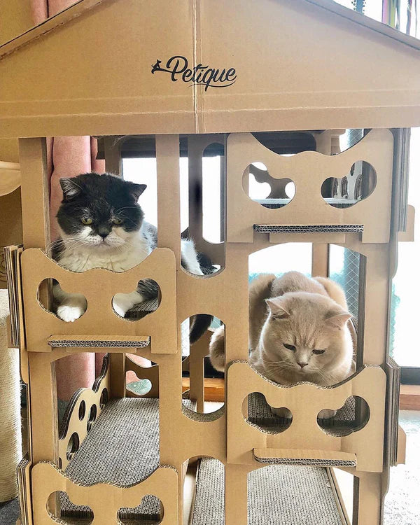 Feline Chateau Eco Multi-Level Cat House