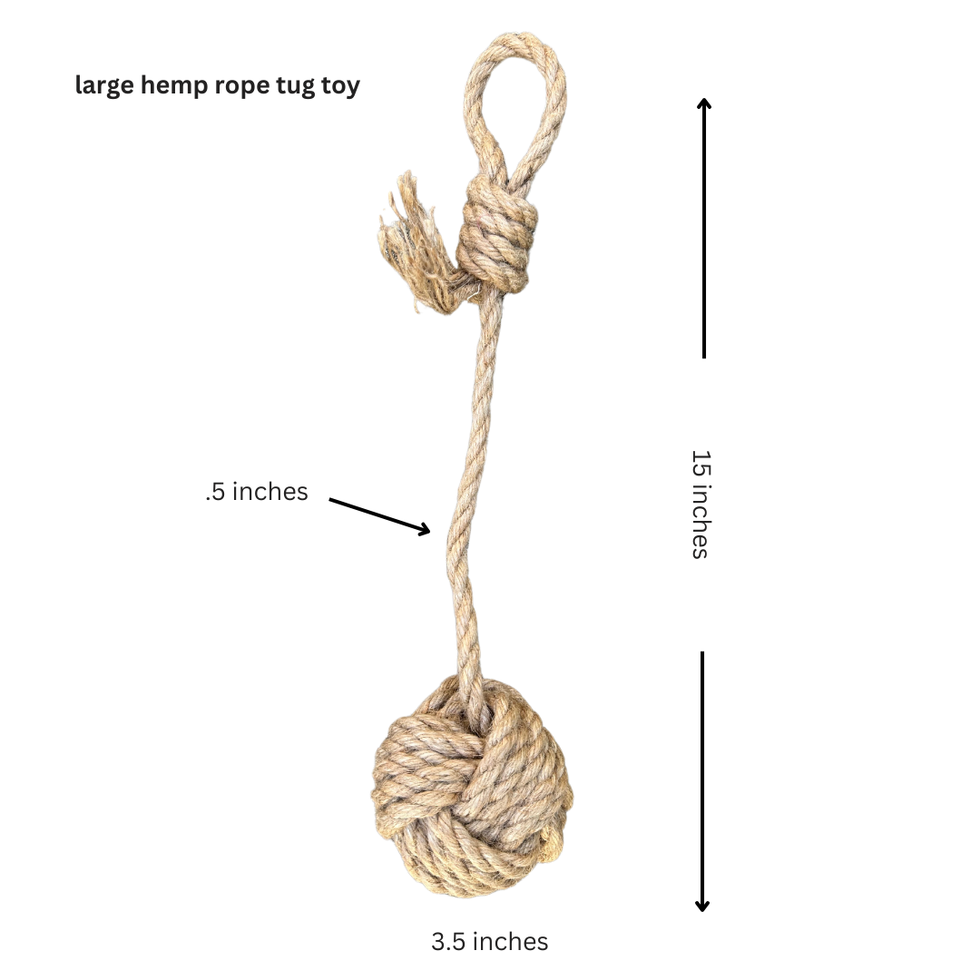 Hemp Rop Dog Tug Toy