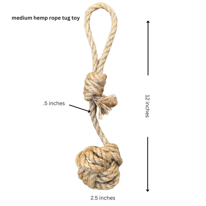 Hemp Rop Dog Tug Toy