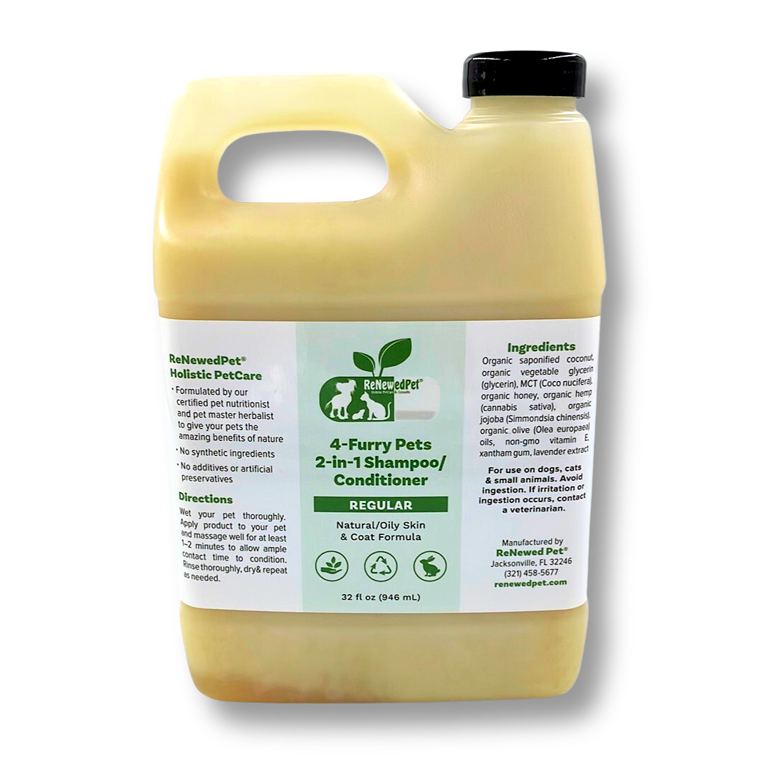 4-Furry Pets 2-In-1 Regular Shampoo & Conditioner